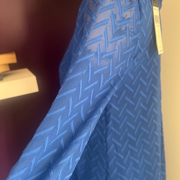 BCBGMaxazria Blue Long Sleeve Dress NWT - Picture 5 of 12